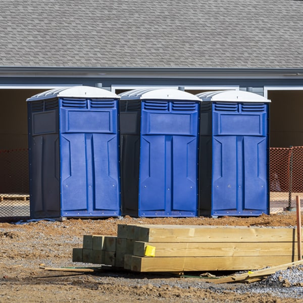 do you offer hand sanitizer dispensers inside the porta potties in Lake MI